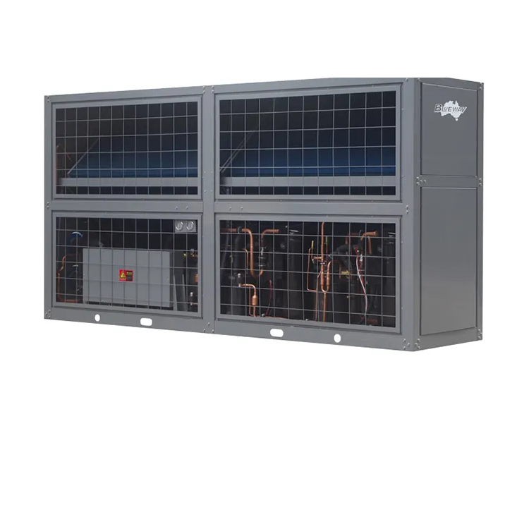 Kereskedelmi elektromos 380 V 65 kW meleg víz medence hőszivattyúja